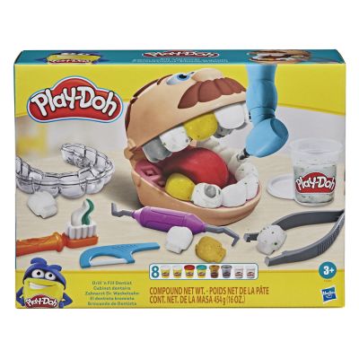 PLAY-DOH SET DENTISTUL CU ACCESORII SI DINTI COLORATI VIVF1259