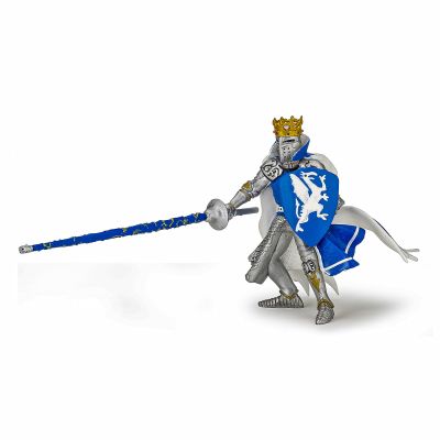 PAPO FIGURINA REGE CU BLAZON DRAGON albastru VIVPapo39387