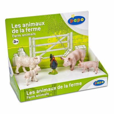 PAPO FIGURINA SET 5 ANIMALE DE LA FERMA VIVPapo80300