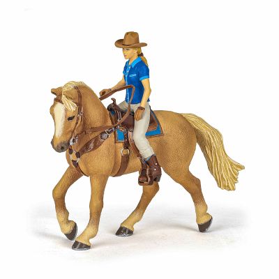 PAPO FIGURINA SET COWGIRL (VACARITA) PE CAL USA VIVPapo51566