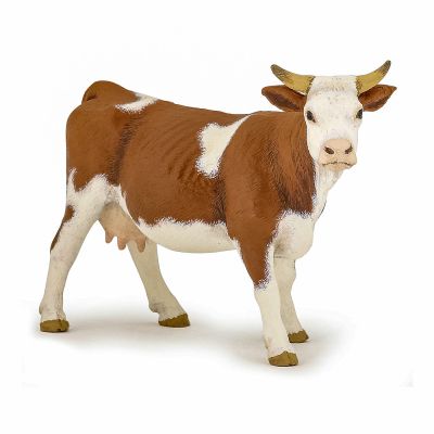 PAPO FIGURINA VACA SIMMENTAL VIVPapo51133