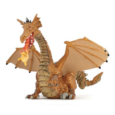 PAPO FIGURINA DRAGON AURIU INARIPAT CU FLACARA VIVPapo39095