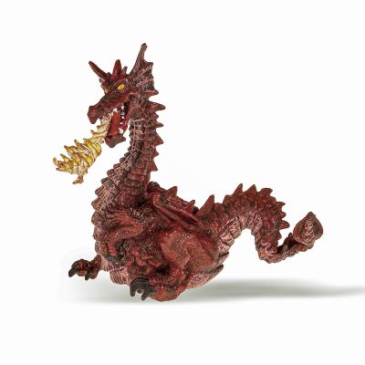 PAPO FIGURINA DRAGON ROSU CU FLACARA VIVPapo39016