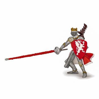 PAPO FIGURINA REGE CU BLAZON DRAGON ROSU VIVPapo39386