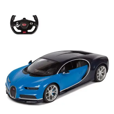 MASINA CU TELECOMANDA BUGATTI CHIRON ALBASTRU SCARA 1 LA 14 VIVRas75700_Albastru