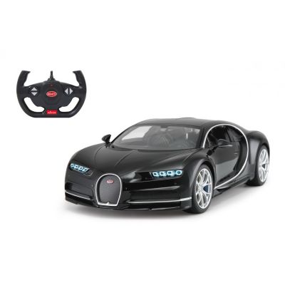 MASINA CU TELECOMANDA BUGATTI CHIRON NEGRU SCARA 1 LA 14 VIVRas75700_Negru