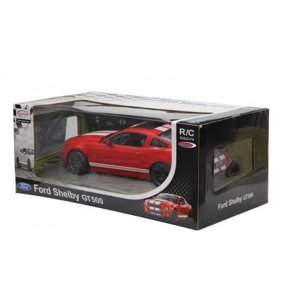 MASINA CU TELECOMANDA FORD SHELBY GT500 ROSU CU SCARA 1 LA 14 VIVRas49400_Rosu