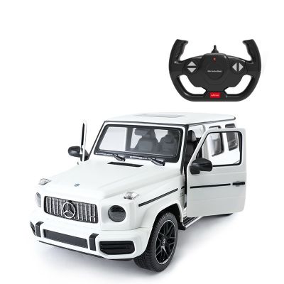 MASINA CU TELECOMANDA MERCEDES-BENZ G63 ALB SCARA 1 LA 14 VIVRas95700_Alb