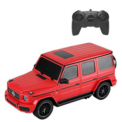 MASINA CU TELECOMANDA MERCEDES-BENZ G63 ROSU SCARA 1 LA 24 VIVRas95800_Rosu