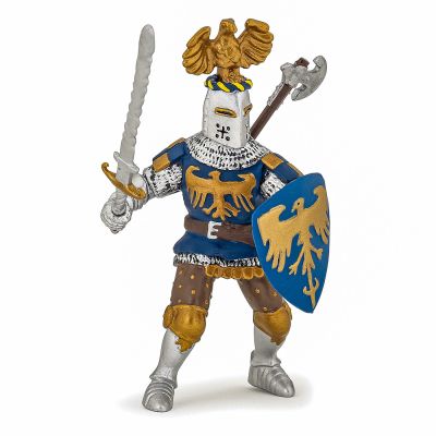 PAPO FIGURINA CAVALER ALBASTRU CU CREASTA VIVPapo39362