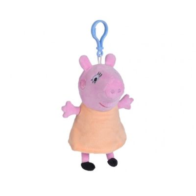 PEPPA PIG BRELOC PLUS MUMMY PIG 10CM VIV109261000_PORTOCALIU