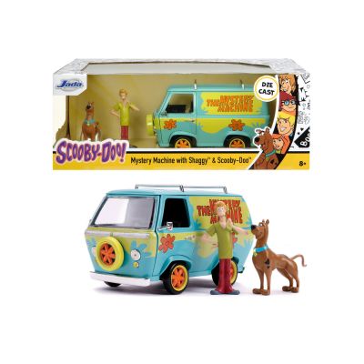 SCOOBY DOO MYSTERY VAN SET FORMAT DIN DUBITA METALICA SCARA 1:24 SI 2 FIGURINE SCOOBY DOO SI SHAGGY VIV253255024