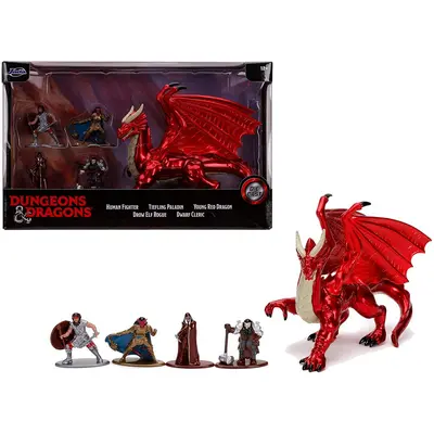 SET 5 NANO FIGURINE DIN METAL DUNGEONS DRAGONS 4 CM VIV253254000