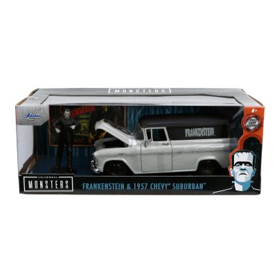 SET MASINUTA 1957 CHEVY SUBURBAN SI FIGURINA FRANKENSTEIN VIV253255032