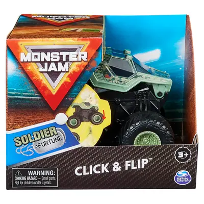MONSTER JAM SOLDIER FORTUNE SERIA CLICK FLIP SCARA 1 LA 43 VIV6044990_20130385