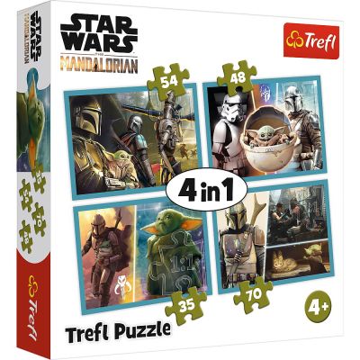 PUZZLE 4IN1 MANDALORIAN SI LUMEA LUI VIV34377