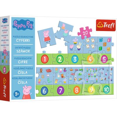 PUZZLE EDUCATIONAL 20 PIESE NUMERE PEPPA PIG VIV15579