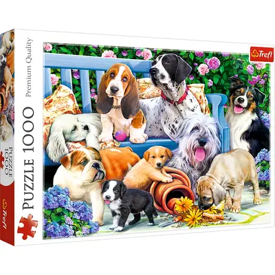 PUZZLE TREFL 1000 CAINI IN GRADINA VIV10556