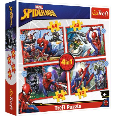 PUZZLE TREFL 4IN1 SPIDERMAN - EROUL SPIDERMAN VIV34384