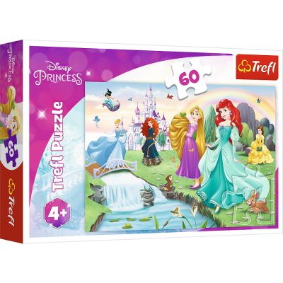 PUZZLE TREFL 60 DISNEY PRINCESS - INTALNESTE PRINTESA VIV17361