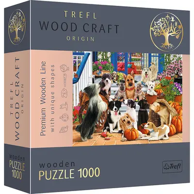PUZZLE TREFL DIN LEMN 1000 PIESE ECHIPA DE CATEI VIV20149