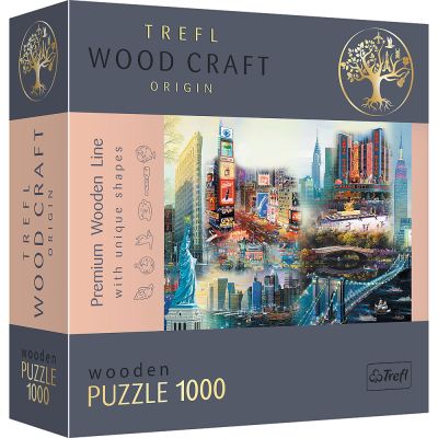 PUZZLE TREFL DIN LEMN 1000 PIESE NEW YORK VIV20147