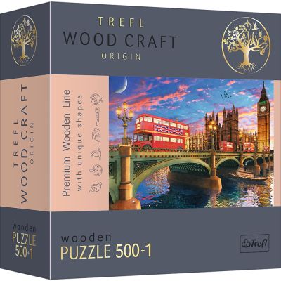 PUZZLE TREFL DIN LEMN 500+1 OBICTIVELE TURISTICE DIN LONDRA VIV20155