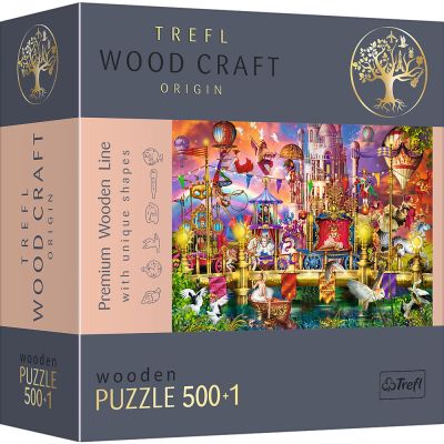 PUZZLE TREFL DIN LEMN 500+1 PIESE LUMEA MAGICA VIV20156