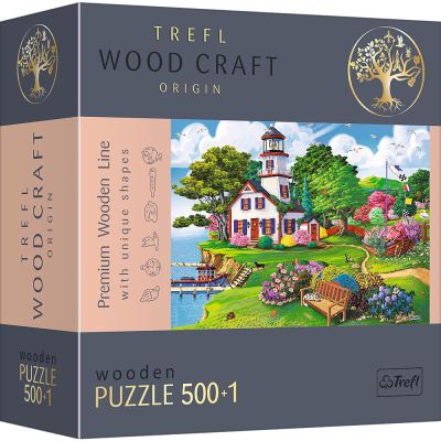 PUZZLE TREFL DIN LEMN 500+1 PIESE PORTUL IN TIMPUL VERII VIV20161