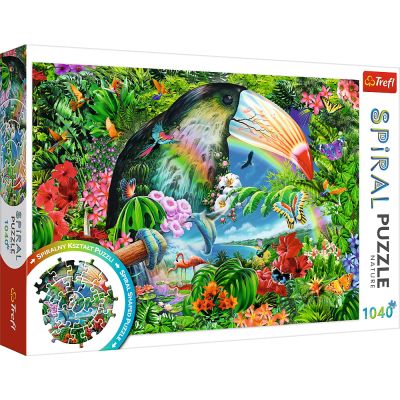 PUZZLE TREFL SPIRAL 1040 PIESE ANIMALE TROPICALE VIV40014