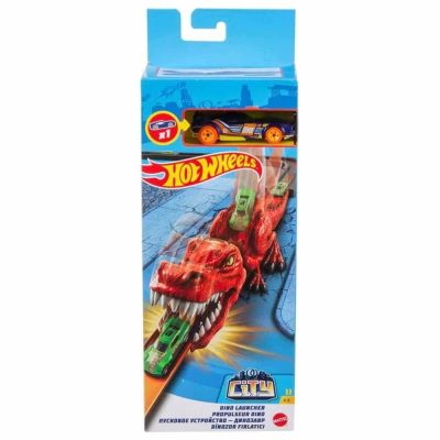 HOT WHEELS GAMA CITY DINO LANSATOR VIVMTGVF41_GVF42