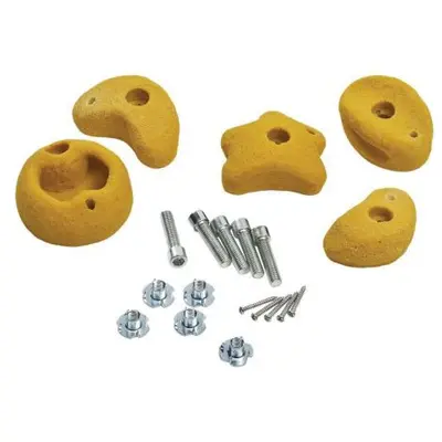 Set 5 pietre de catarat escalada medii, galbene, kbt - okekbt347.002.003.001