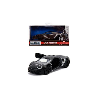 MASINUTA METALICA BLACK PANTHER LYKAN HYPERSPORT SCARA 1 LA 32 VIV253222004