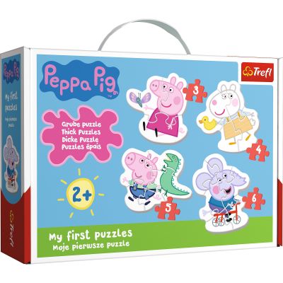 PUZZLE BABY CLASIC SIMPATICA PEPPA PIG 18 PIESE VIV36086