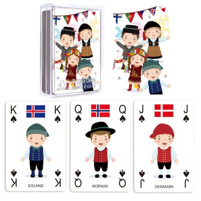CARTI DE JOC ROYAL DIN PLASTIC EDUCATIVE 3IN1 INVATA DESPRE TARILE EUROPEI VIVREA031S113-D-337AX