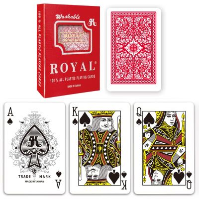 CARTI DE JOC ROYAL DIN PLASTIC VIVRBA025S112-AA508LR
