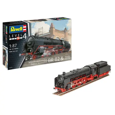 Revell Automacheta locomotiva BR 02 si Tender 2'2'T30 VRNRV02171