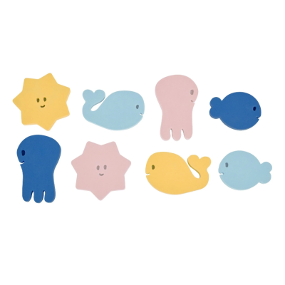 Badabulle - puzzle pentru baie cu animalute acvatice bbbb017019