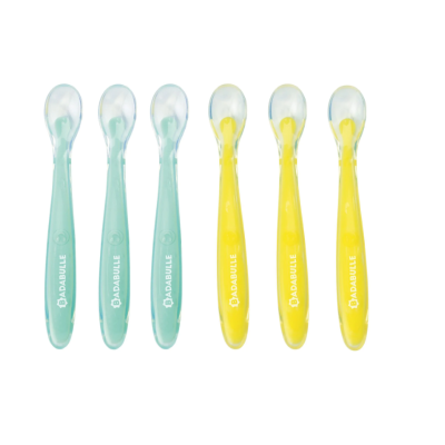 Badabulle - set 6 lingurite colorate flexibile bbbb005418