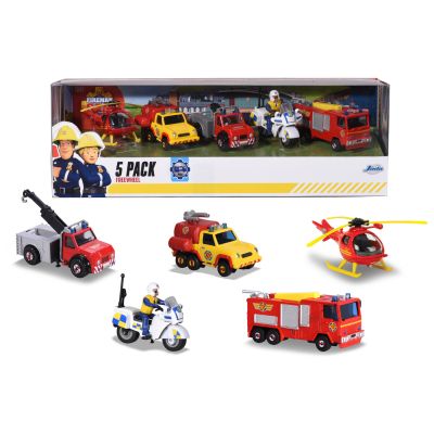 POMPIERUL SAM SET 5 VEHICULE DIN METAL VIV203094007