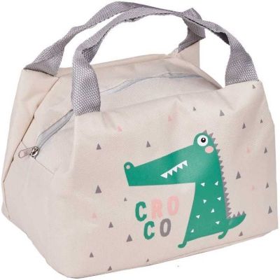 Geanta termoizolanta 21,5 cm x 14,5 cm x 15,5 cm Ikonka IK2998 BBJIK2998_Gri/Verde
