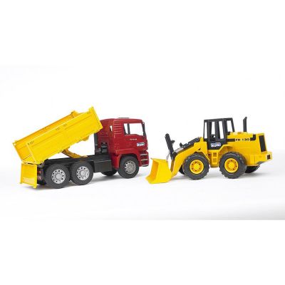 Bruder - Camion Man Tga Si Incarcator Articulat Fr 130 ARTBR02752