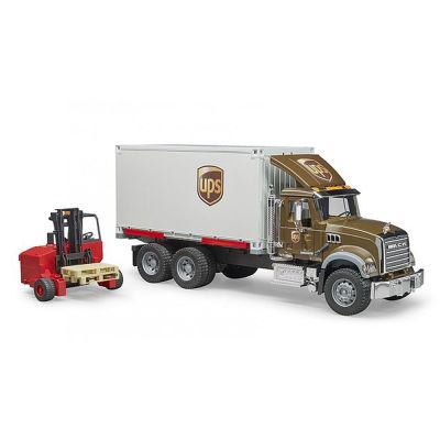 Bruder - Camion Ups Mack Granite Cu Stivuitor ARTBR02828