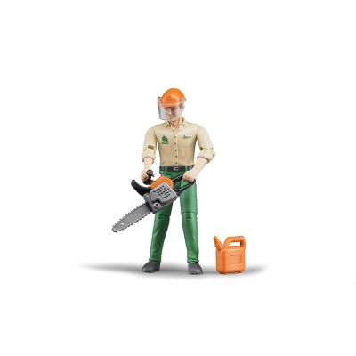 Bruder - Figurina Muncitor Forestier Cu Accesorii ARTBR60030