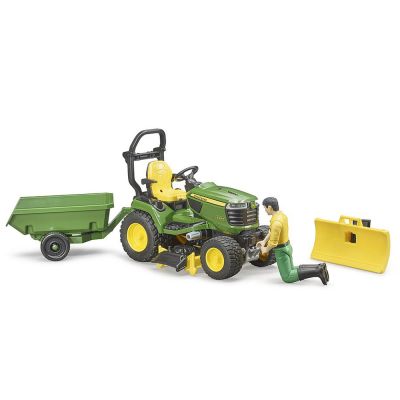 Bruder - Tractor Cu Remorca John Deere Si Gradinar ARTBR62104