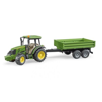 Bruder - Tractor John Deere 5115M Cu Remorca Basculabila ARTBR02108