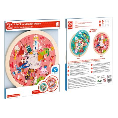 HAPE PUZZLE ROTUND CU 2 FETE VIVHapeE1624