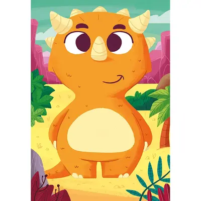 Puzzle Mix&Match Dinozauri, 3X24 Piese ARTRVSPC05197