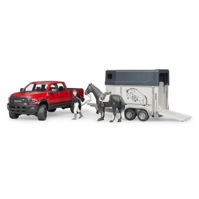 Bruder Masina De Teren Ram 2500 Cu Remorca Si Cal ARTBR02501