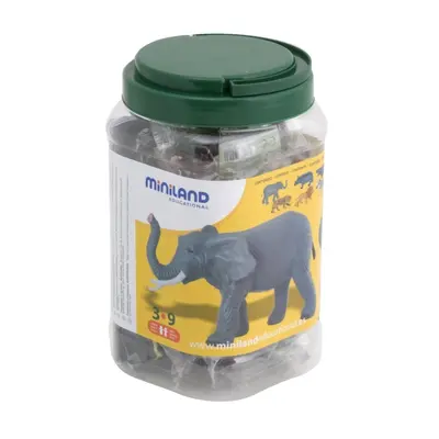 Animale salbatice set de 7 figurine - miniland - okeml25123